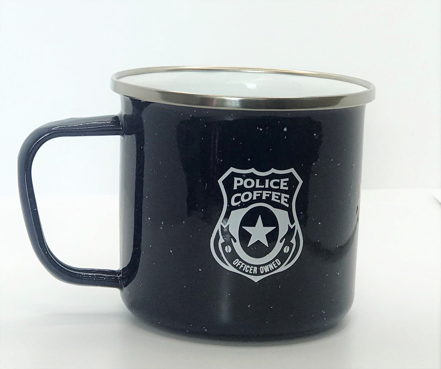 13oz Tin Police Coffee Mug