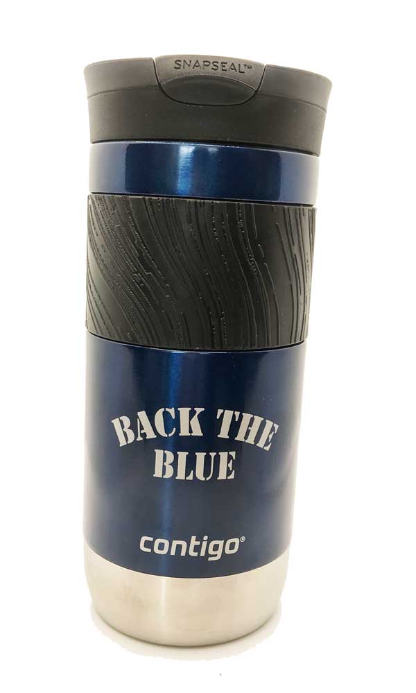 16oz Police Coffee Tumbler