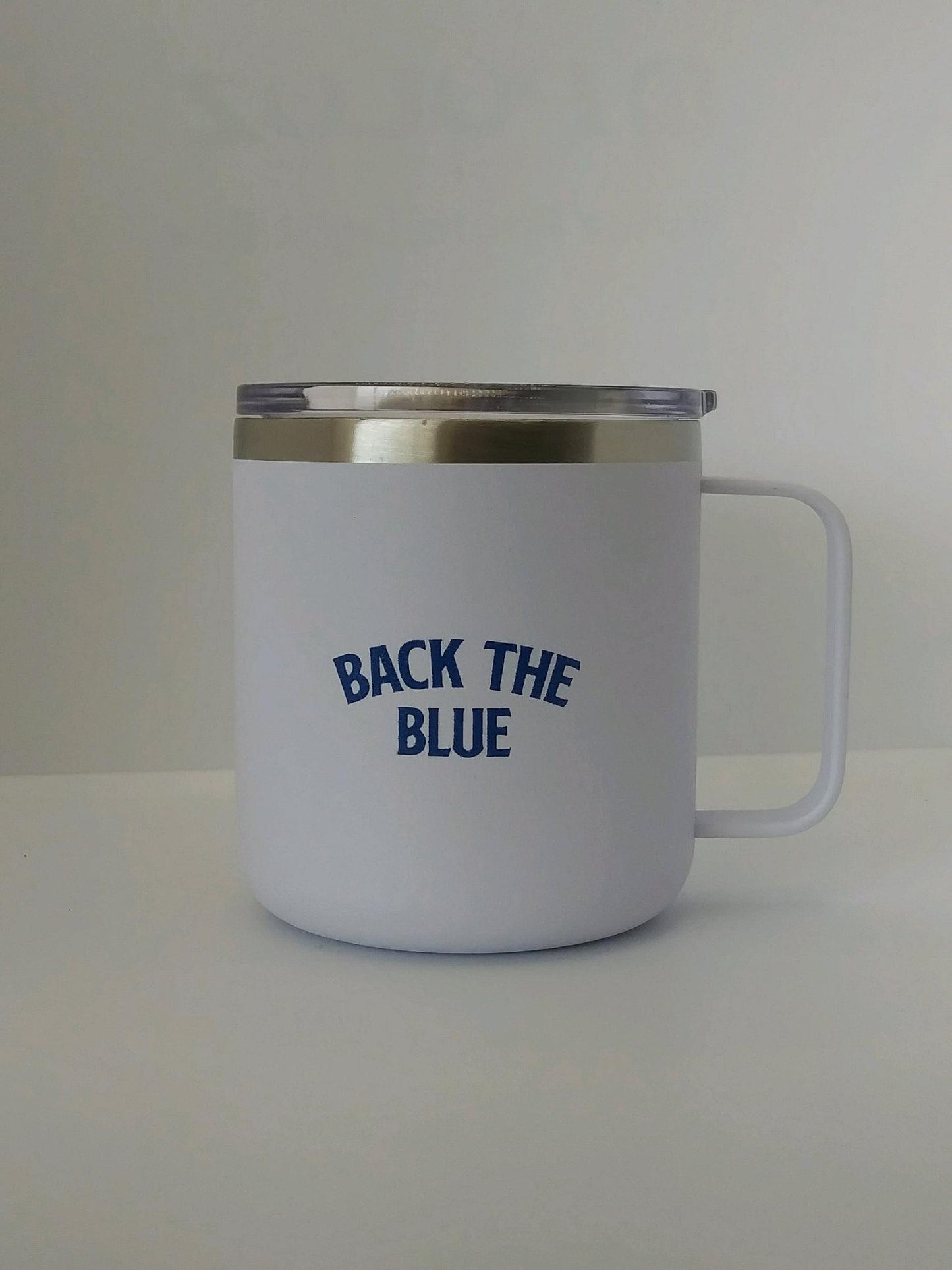 12oz Police Coffee Mug in White